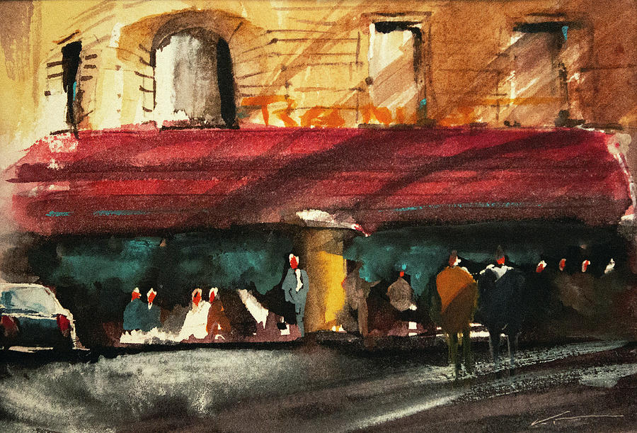 Cafe Hangout Painting