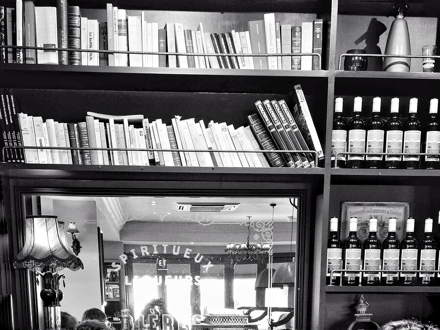 Book Photograph - Cafe in Salisbury by Karen Garden