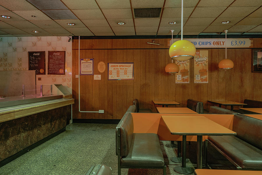 Retro Cafe Photograph - Cafe interiors 1 by Nick Barkworth