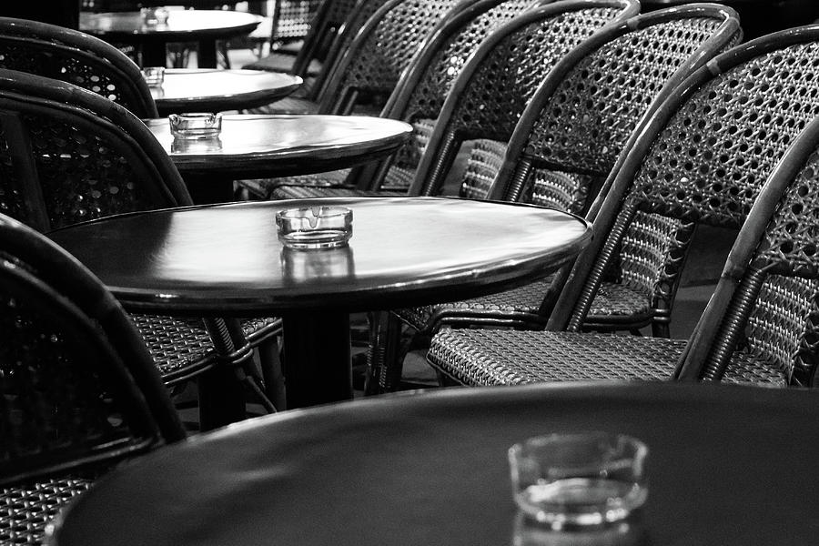 Cafe Noir - Paris, France Photograph by Melanie Alexandra Price