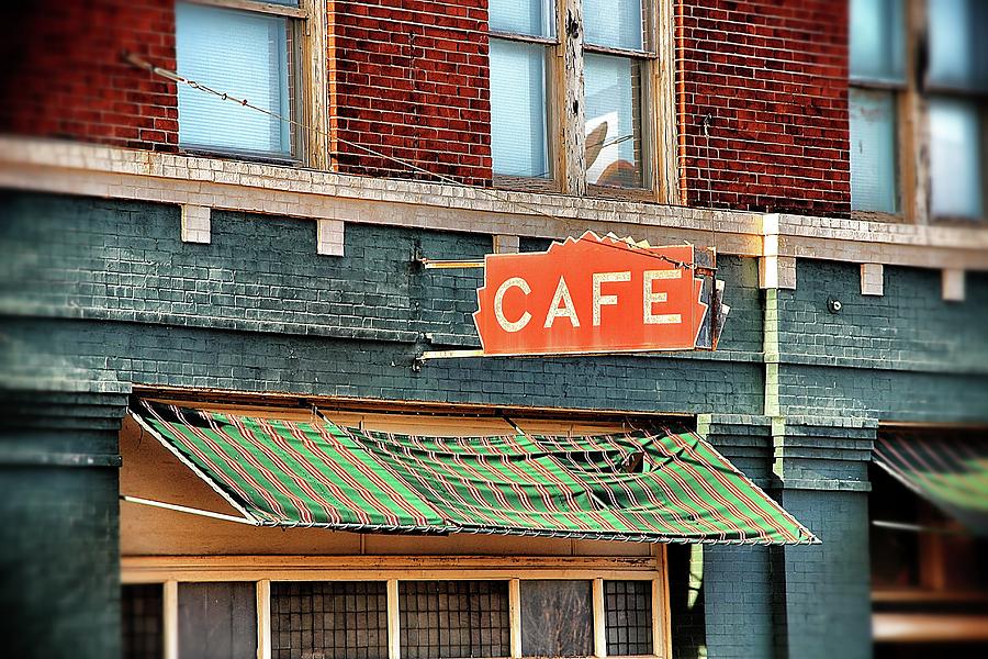 Cafe Sign 2 Photograph by Jim Albritton