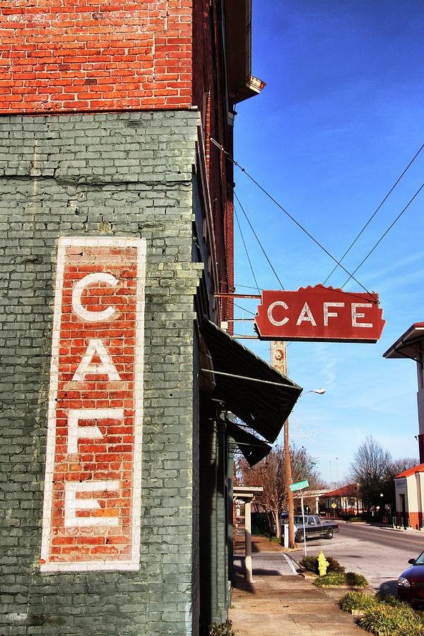 Cafe Signs Meridian Photograph by Jim Albritton