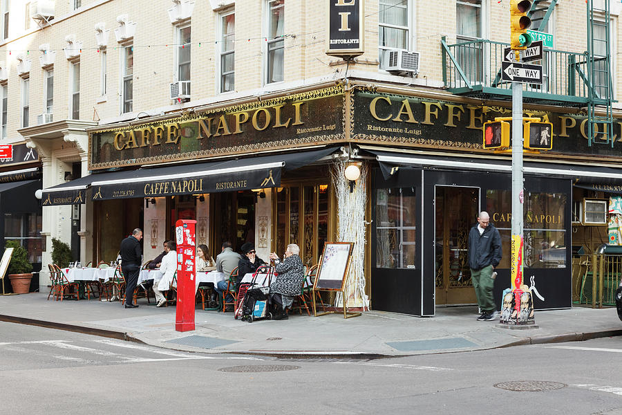 Caffe Napoli Little Italy Manhattan Photograph by DW labs Incorporated ...