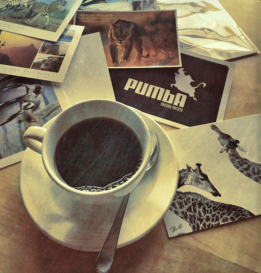 Coffee Photograph - Caffeine Correspondence by Jamart Photography