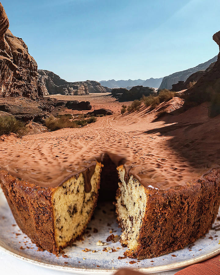 Cake for Desert Digital Art by Swissgo4design