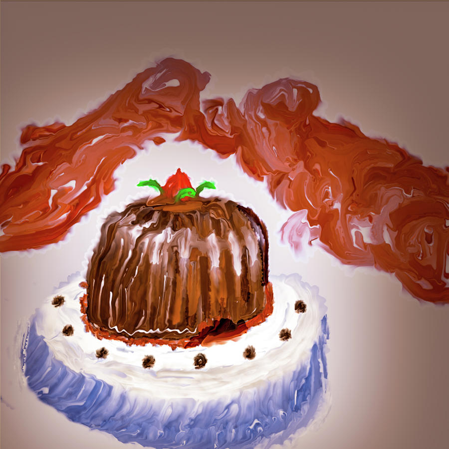 Cake #k8 Digital Art by Leif Sohlman