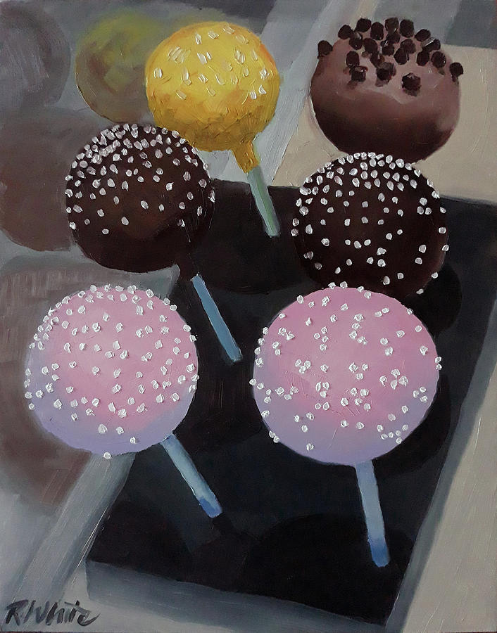 Cake Pops Painting By Robin White Fine Art America   Cake Pops Robin White 