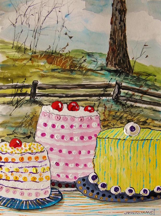 Cakes On A Winter Morning Painting by John Williams