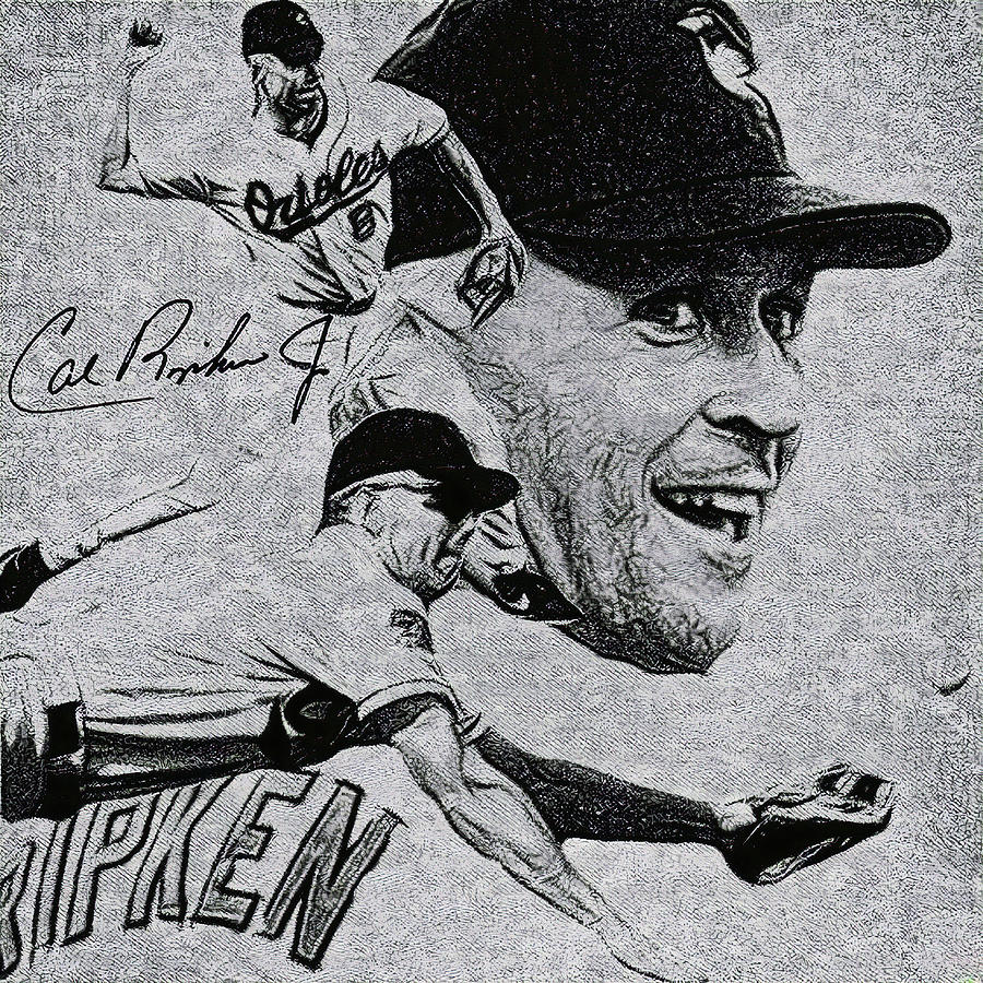 Cal Ripken Jr. Photo Collage T-Shirt