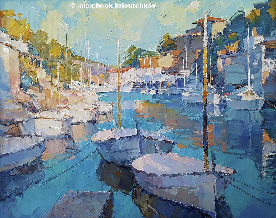 Cala Figuera XL. Mallorca Painting by Alex Hook Krioutchkov - Fine Art ...