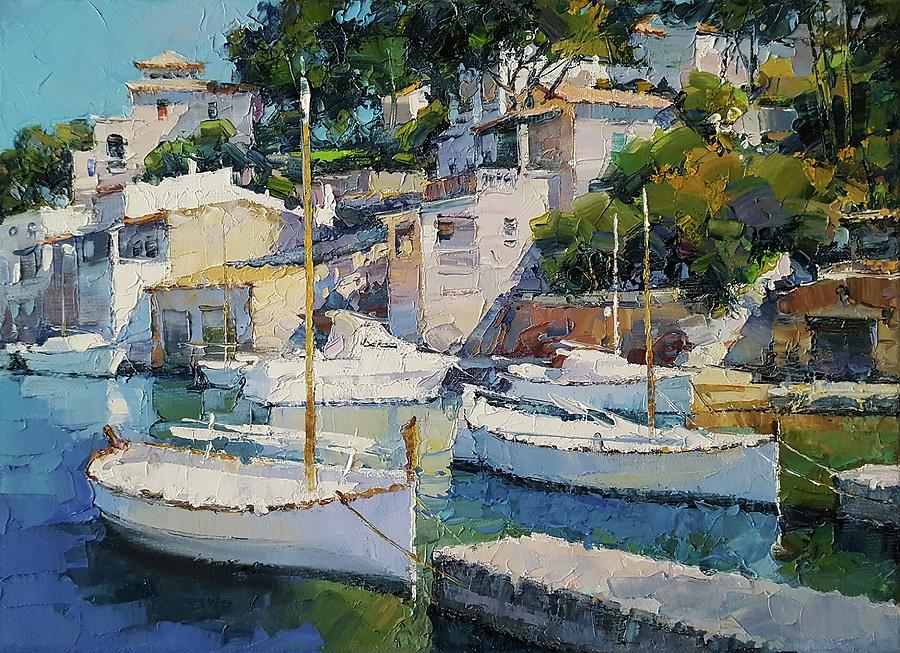 Cala Figuera XLI. Mallorca Painting by Alex Hook Krioutchkov - Fine Art ...