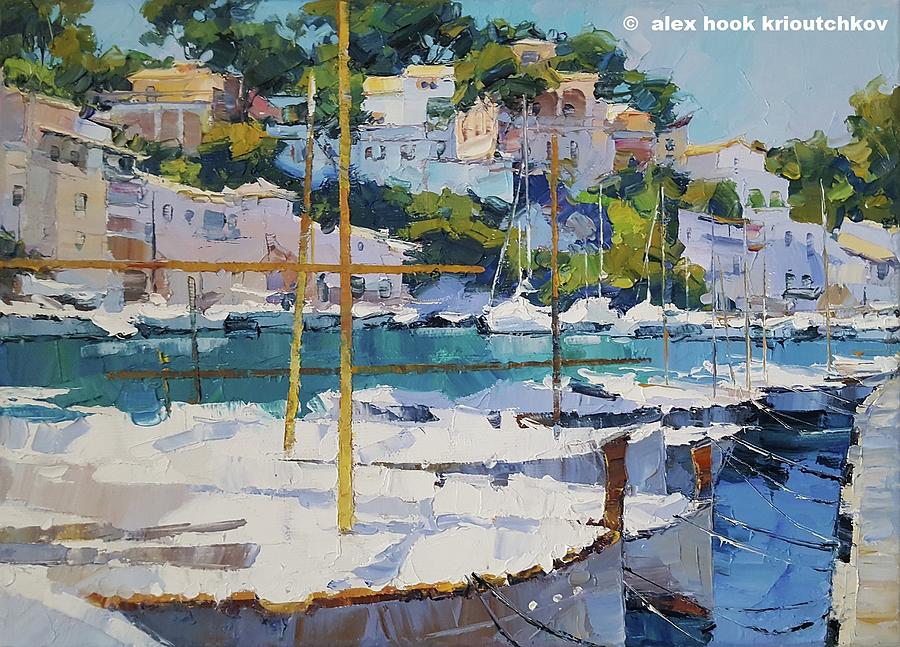 Cala Figuera XXII. Mallorca Painting by Alex Hook Krioutchkov - Fine ...