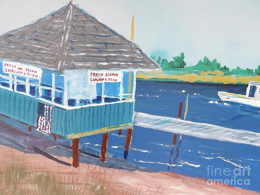 Calabash Seafood Shack Painting by Patrick Grills