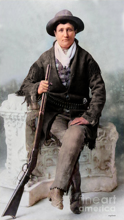 Calamity Jane American Frontierswoman 20210409a Colorized Photograph by ...