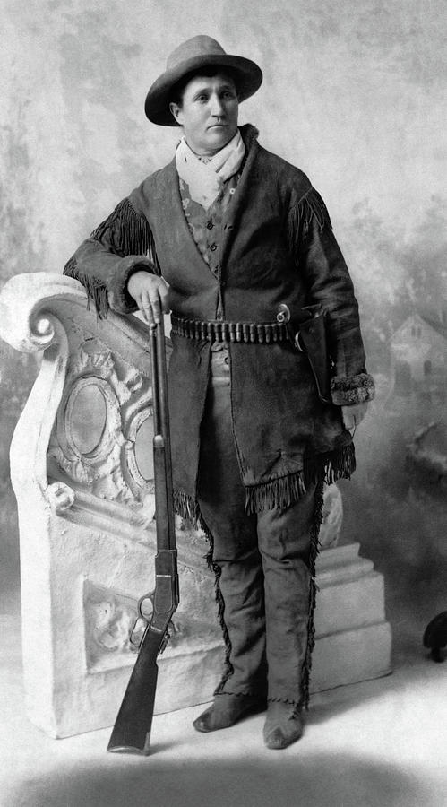 Calamity Jane Portrait - Circa 1895 Photograph by War Is Hell Store