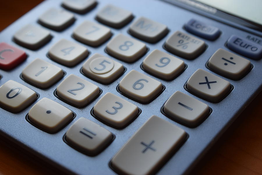 Calculator. Photograph by Gabrieuskal