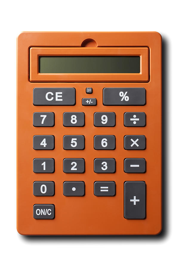 Calculator Photograph by Malerapaso