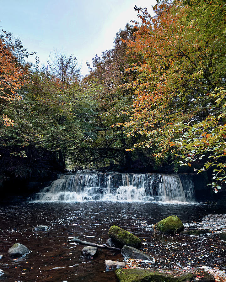 Landscape Photograph - Calder Waterfall by David Gallie