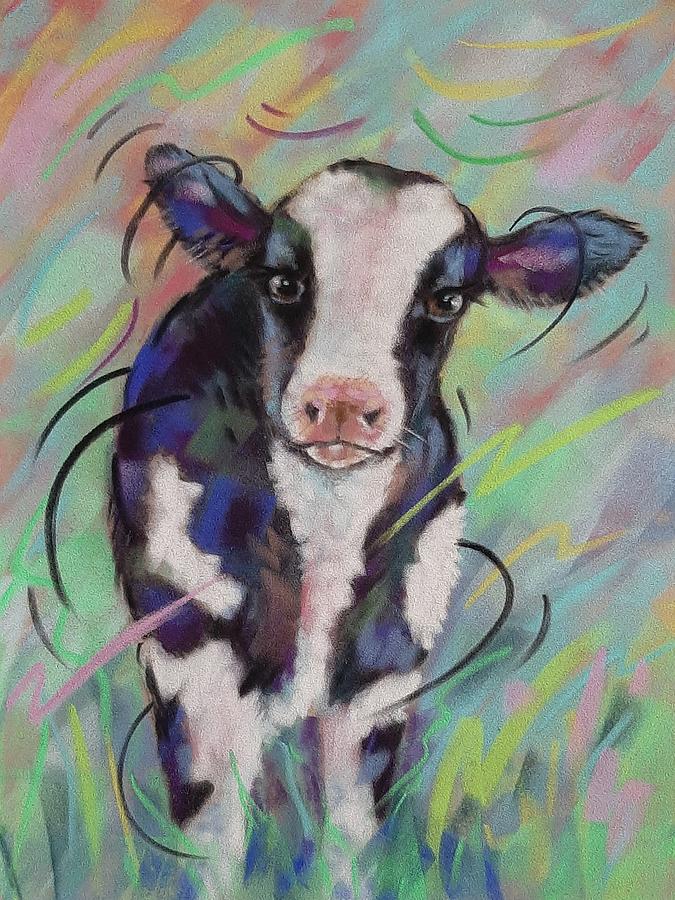 Calf Pastel by Vicki Danielson - Fine Art America