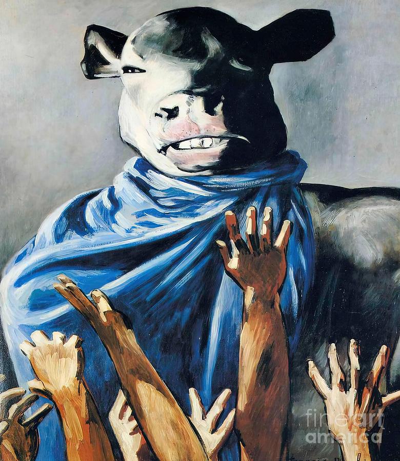 Calf worshipFrancis Picabia Painting by Jacob Evie - Fine Art America