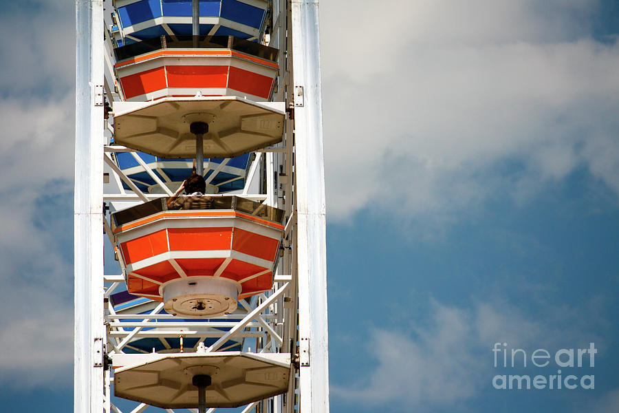 Calgary Stampede Ferris Wheel Photograph by Wilko van de Kamp Fine Photo Art