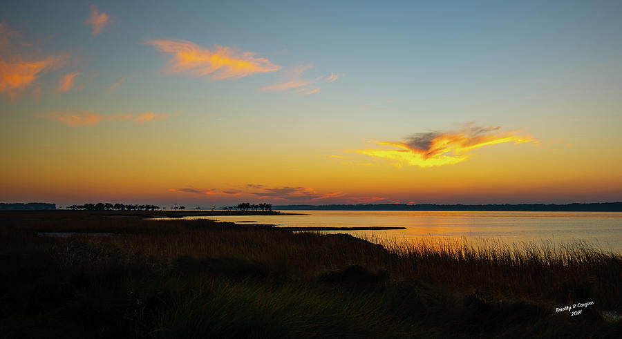 Calibogue Sunset Photograph by Tim Corzine - Fine Art America