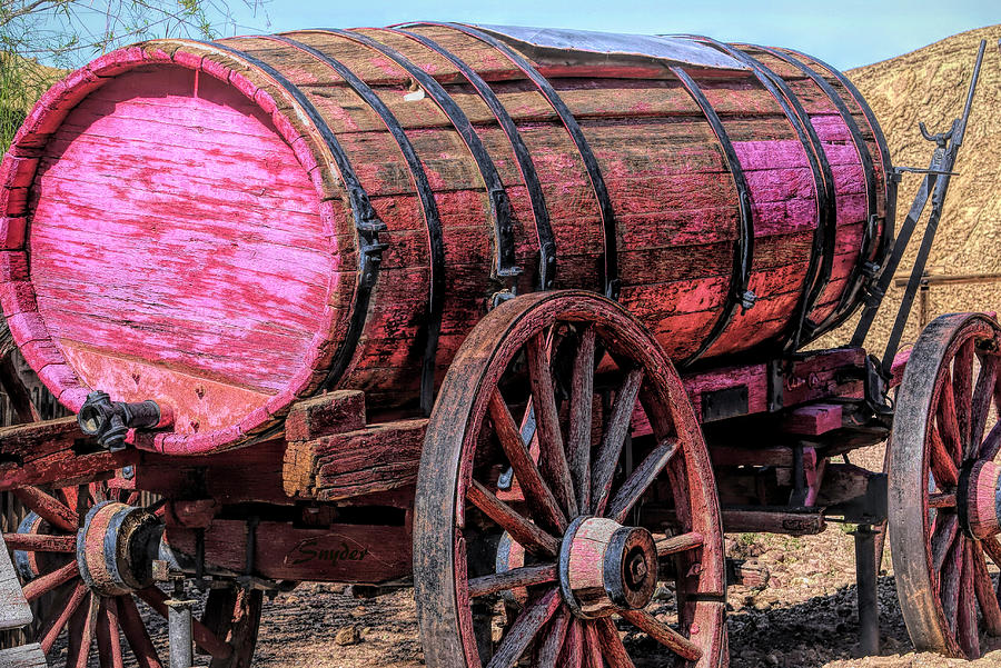 Calico Ghost Town Water Wagon Photograph by Floyd Snyder