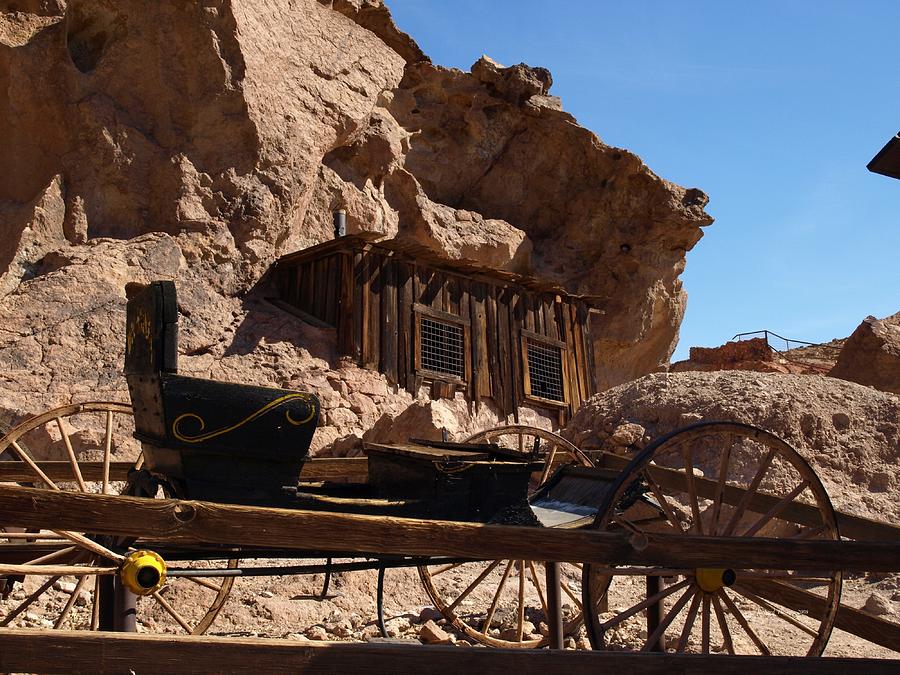 Calico Mine and Cart Photograph by Richard Thomas