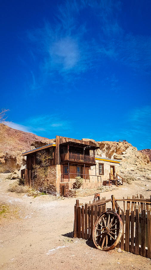 Desert Photograph - Calico Mine Building by Mojave Sunset