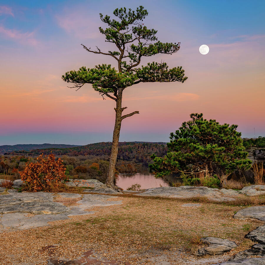 Calico Rock Arkansas Overlook On City Rock Bluff Photograph by Gregory ...