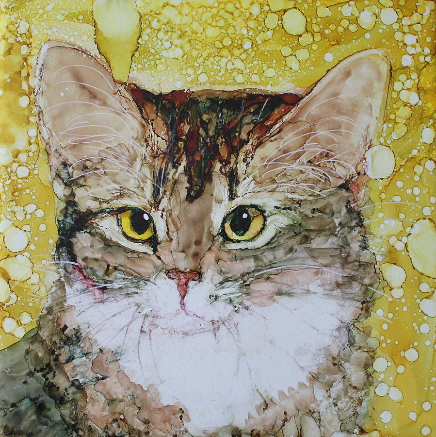 Calico Painting by Ruth Kamenev