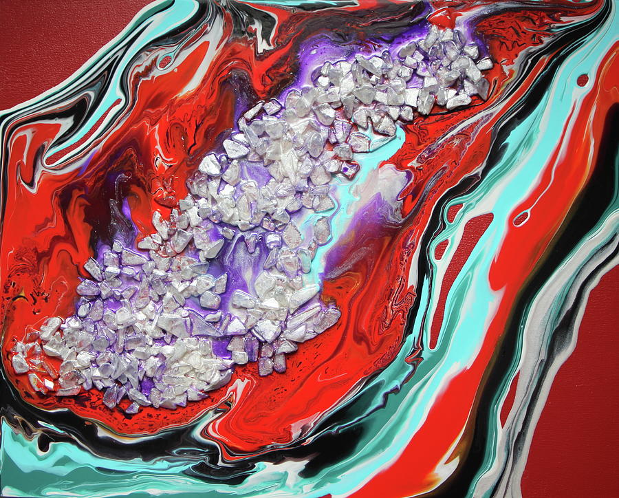 Caliente Geo Painting by Madeleine Arnett