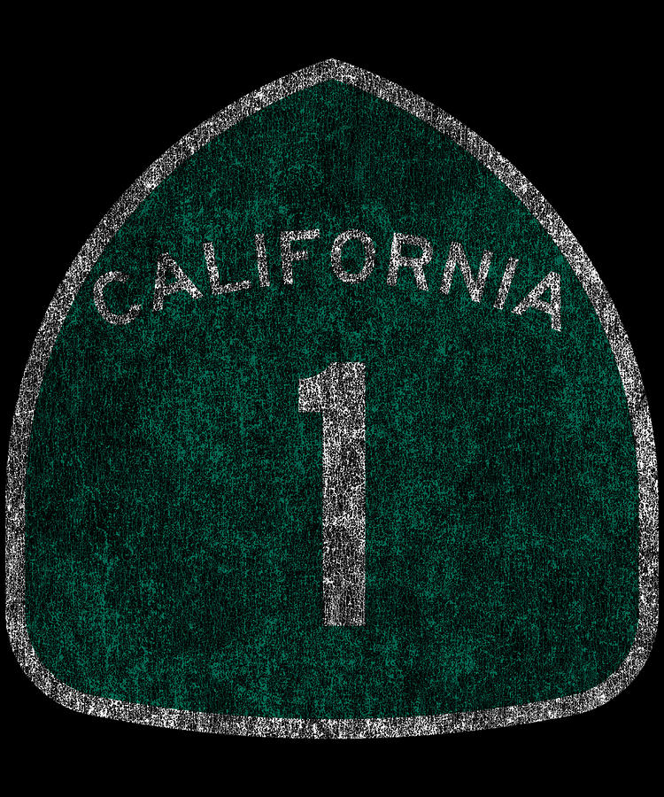 California 1 Pacific Coast Highway Digital Art by Flippin Sweet Gear