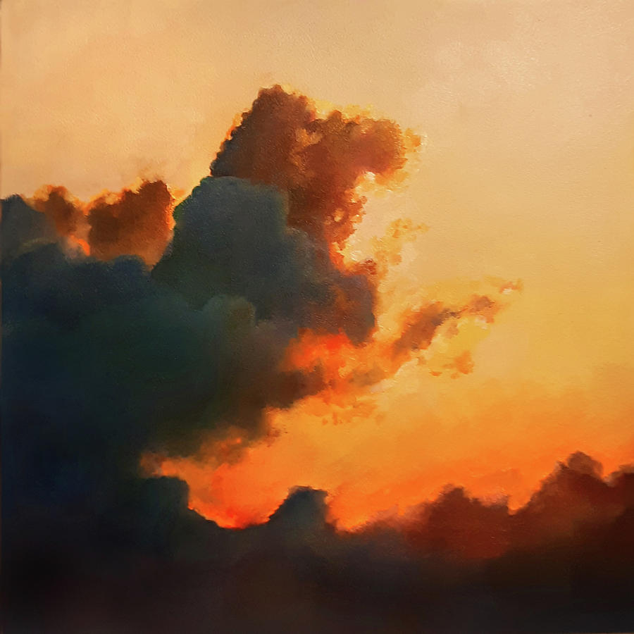 Sunset Painting - California Sunset by Anthony Enyedy