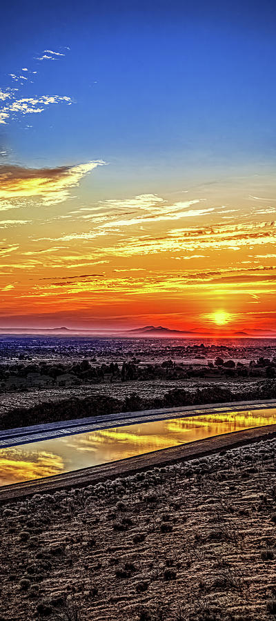 Los Angeles Aqueduct, Pamdale, High Desert Photograph by Don Schimmel