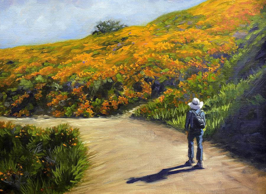 California Bloom Painting by Elisa Arancibia