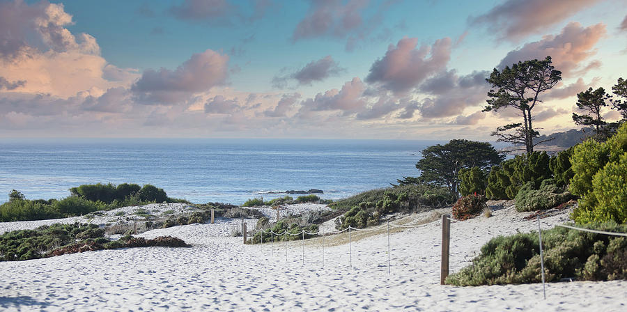 California Coast Carmel By the Sea Color Photograph by Chuck Kuhn