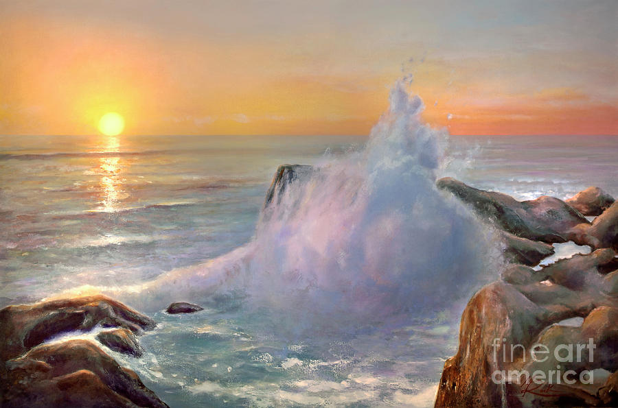 California Coast Painting by Michael Rock
