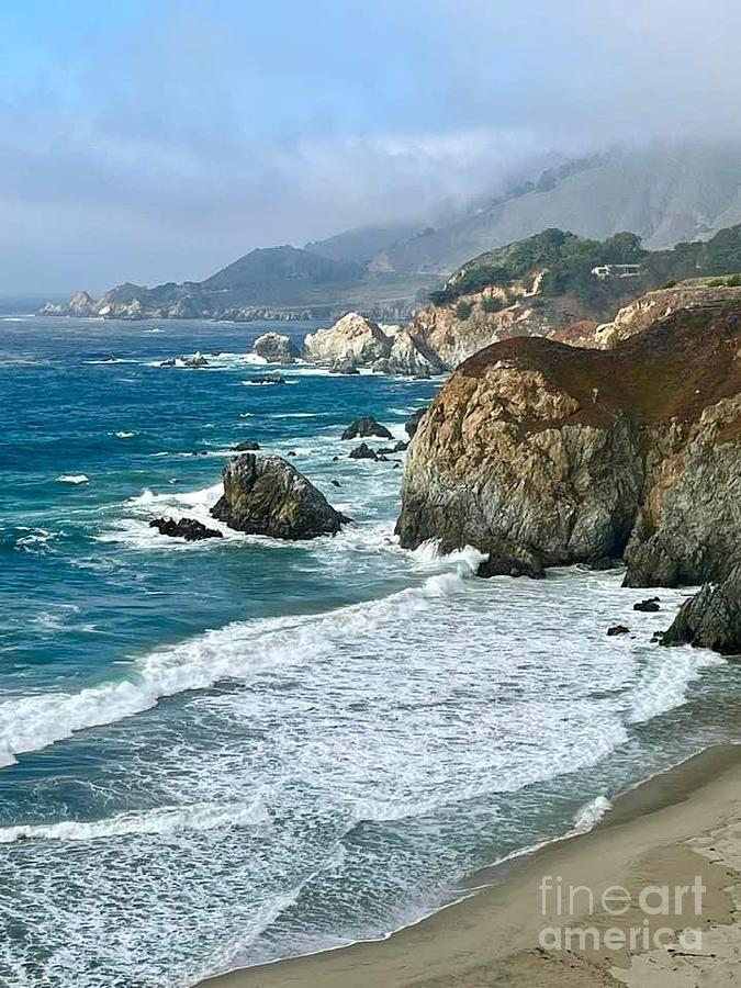 California coast Photograph by Trish Hale