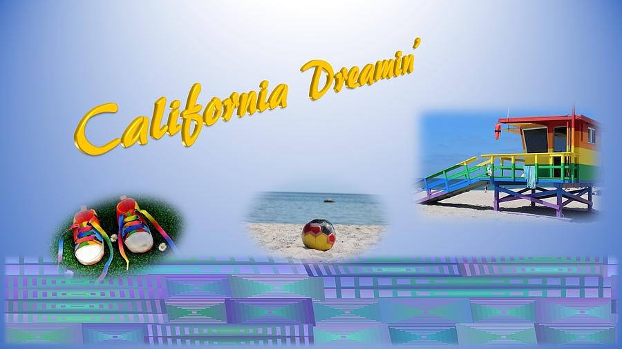 California Dreaming Mixed Media by Nancy Ayanna Wyatt
