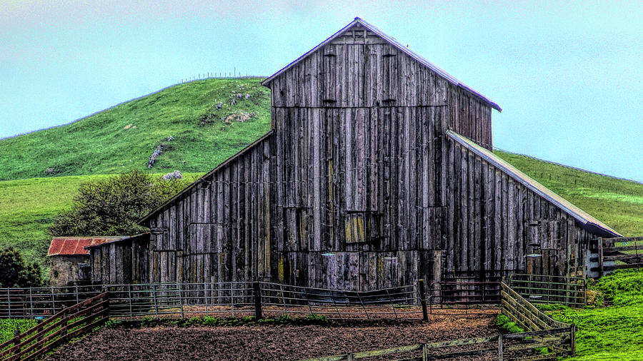 California Highway 46 Rustic Barn Detail Photograph by Floyd Snyder