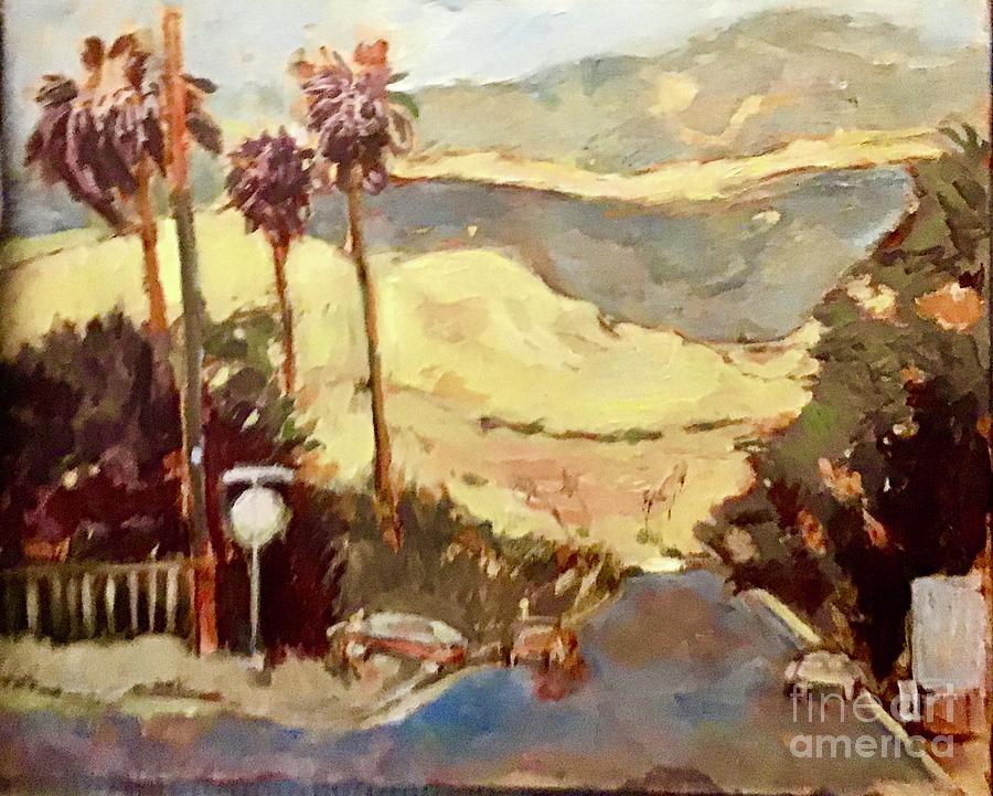 Car Painting - California Impressiom by Lynn Rogers