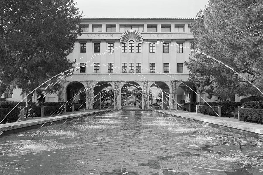 California Institute of Technology - Caltech - Beckman Institute - Black and White Photograph by Ram Vasudev