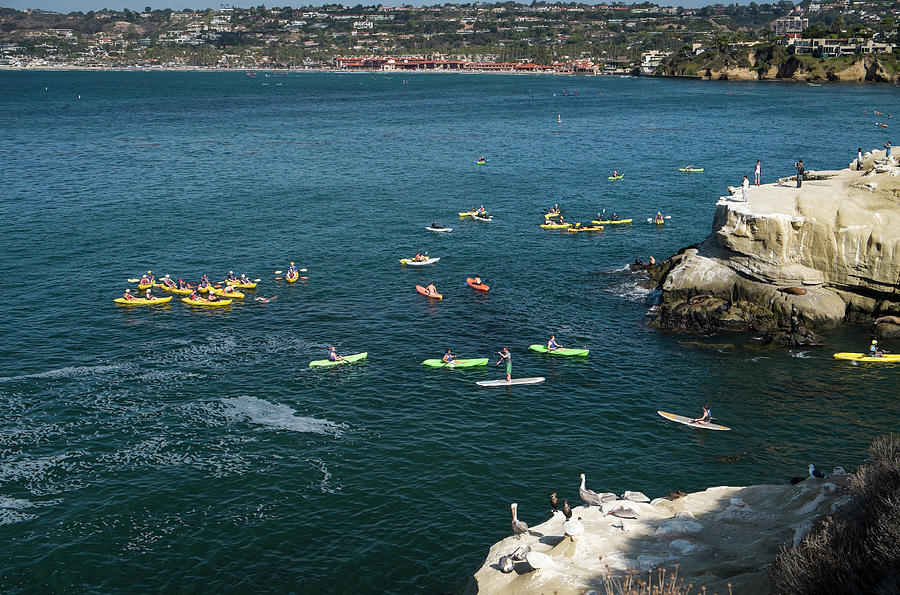 California kayakers Photograph by David L Moore