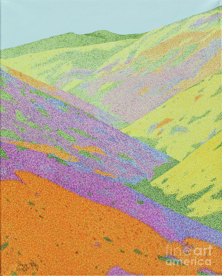 California Mega Bloom Painting by Doug Miller