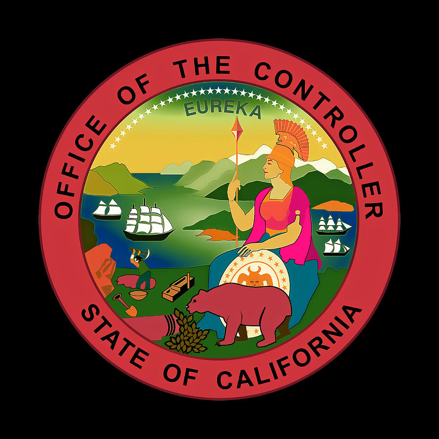 California Office of the Controller Digital Art by Geraldine Hills | Pixels