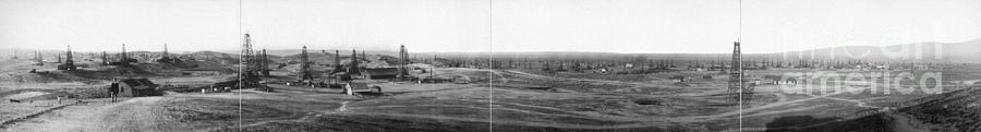 California Oil Field, 1909 Photograph by Granger