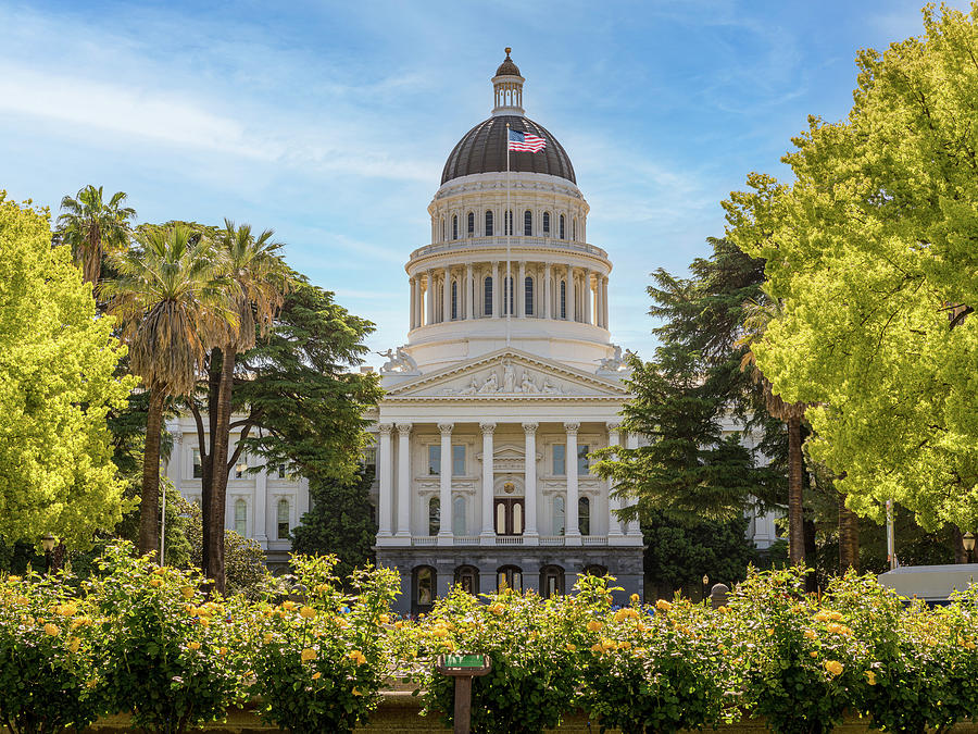 California State Capitol building in Sacramento Photograph by Steven Heap