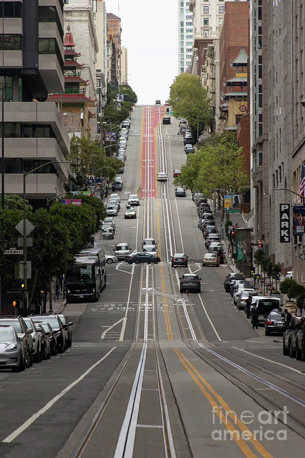 San Francisco Photograph - California Street San Francisco Financial District R76 by San Francisco