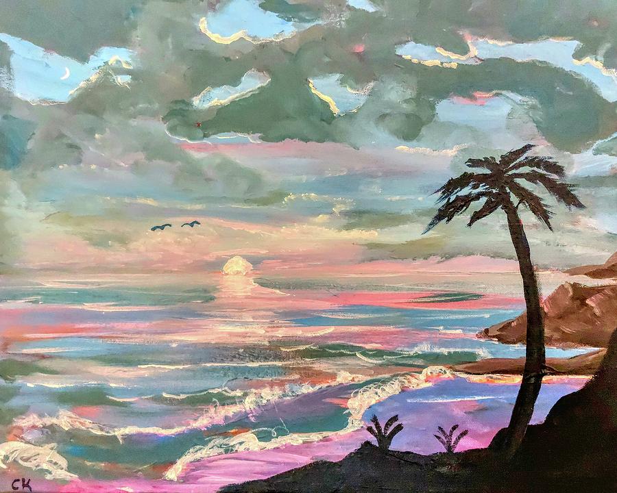 California Sunset Painting by Chance Kafka